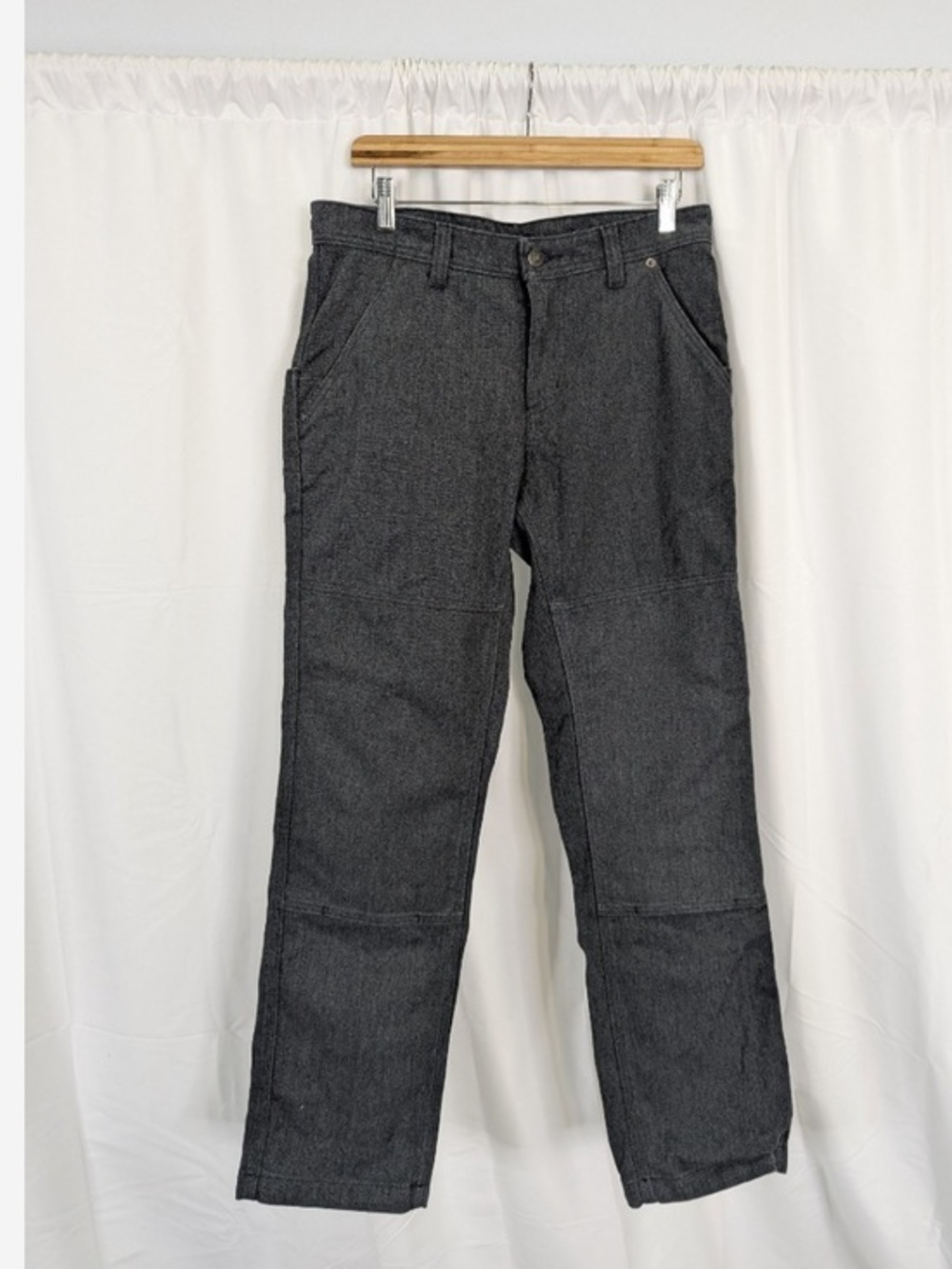 Patagonia Iron Forge Hemp Canvas Double Knee Work Pants Gray Women’s 6 Jeans